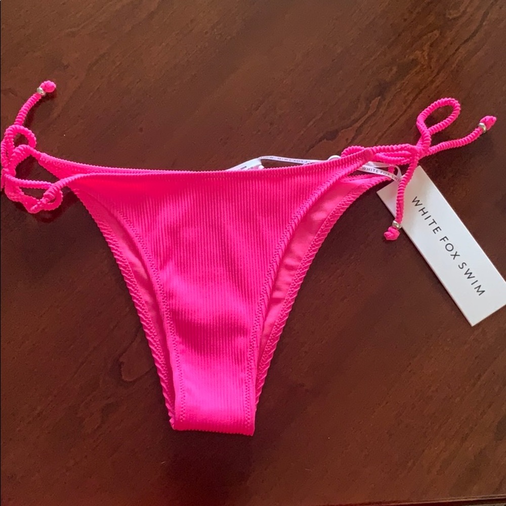 White fox bikini